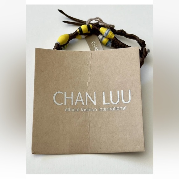 Chan Luu Ethical Fashion Recycled Paper Multi Beaded Boho Handcrafted Bracelet - Picture 7 of 8